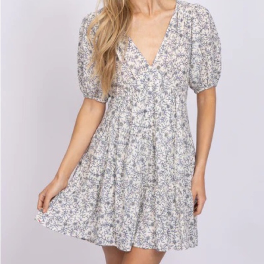 Xirena Nissa White Blossom Dress